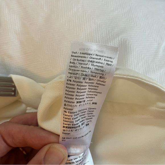 Na-kd Smock Back Corset Top white - Picture 7 of 7